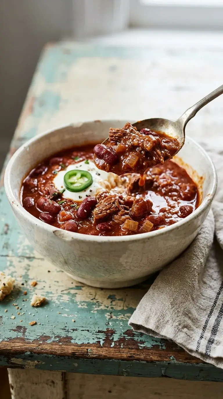 Hearty Slow Cooker Chili: Mexican Beef and Bean Stew