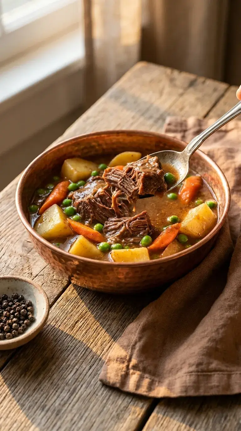 Hearty Slow Cooker Beef Stew: American Beef and Vegetable Stew